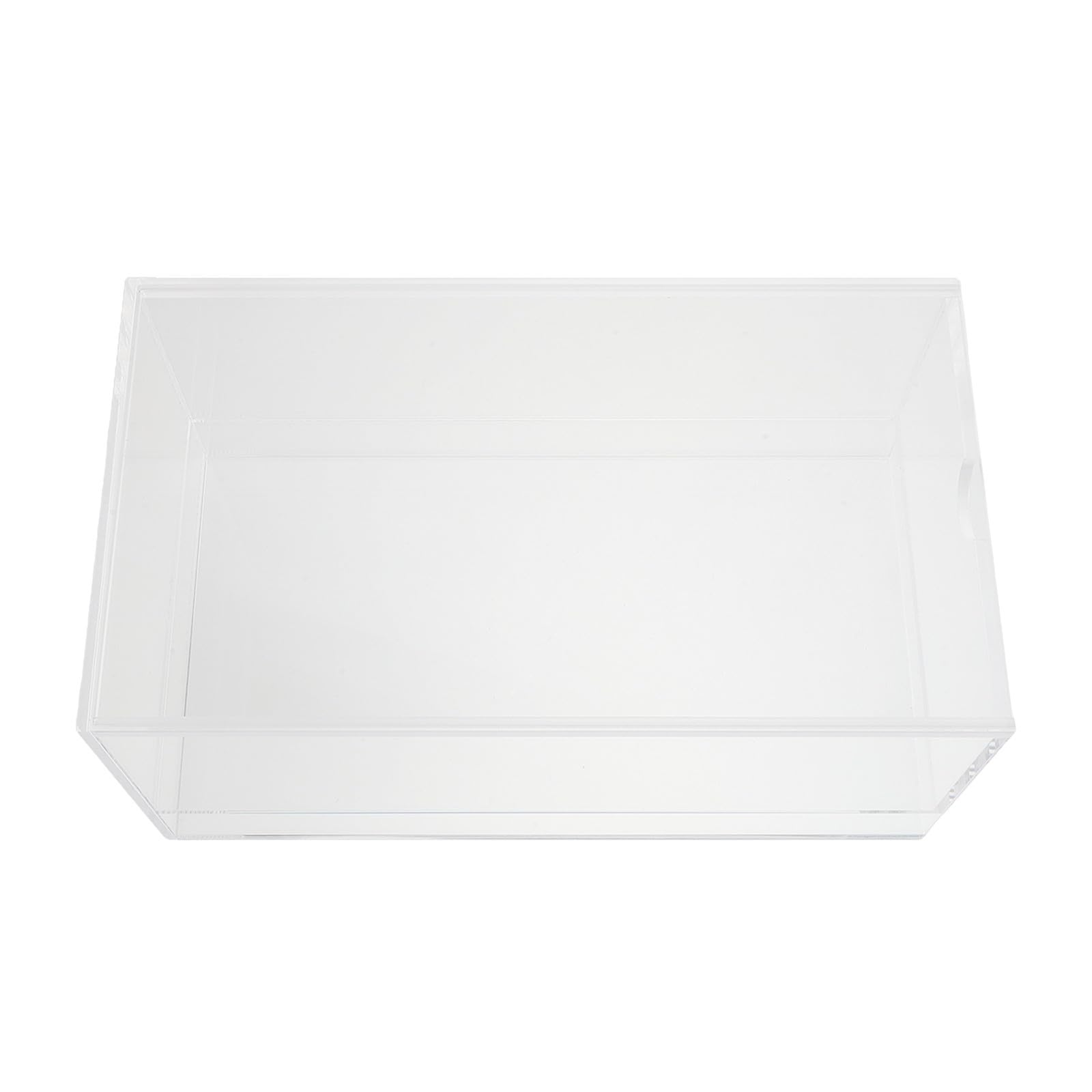 Transparente Acryl Aufbewahrungsbox mit Schiebedeckel für Spielkarten und Mahjongsteine Doppelschichtiges Design Staubdicht und Elegant für Zuhause und Reisen