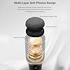 Luocute Handheld Condenser Microphone, Professional Recording Live Streaming Karaoke Stage Performances with Cardioid Pickup 2 Sensitivity Settings, for Musical Instrument Recording #5