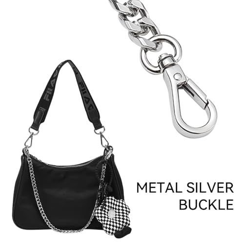 Image of Jiesinlov Purse Chain Adjustable Shoulder Strap with Small Metal Ball Replacement Transformation Crossbody Handbag