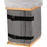 Winter Bee Hive Cover, Adjustable Insulated Waterproof Beehive Wrap, 5-Layer Protection For Warmth And Cold Resistance, Fits Most Standard Hives, Oxford Cloth Material, Size 193x60x1cm, 550g