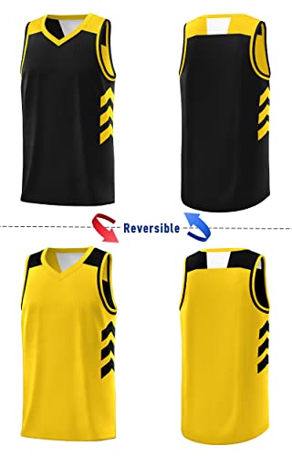 Kxk Men's Blank Reversible Basketball Jersey Team Uniform Athletic Hip Hop Basketball Shirts S-4Xl #TOP1