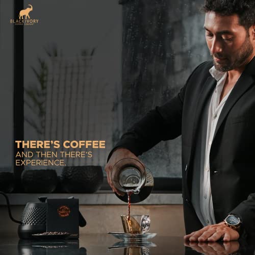 Black Ivory Whole Bean Coffee - The World’s Only Elephant-Refined Exotic Coffee Beans – Ethically Sourced, Single Origin Coffee Made In Thailand - Smooth, Low Acid, Distinctive - 1 Pack, 1.23Oz #TOP3