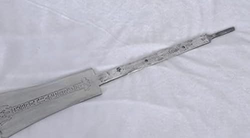 Miniatura 9 de Espada Conan Atlante hecha a mano 1095 Acero al carbono Accesorios de latón, negro con funda de cuero, espada vikinga  espada de conan oscuro