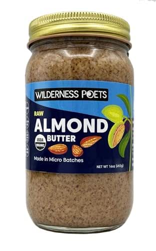 Wilderness Poets, Almond Butter - Organic Raw Nut Butter (1