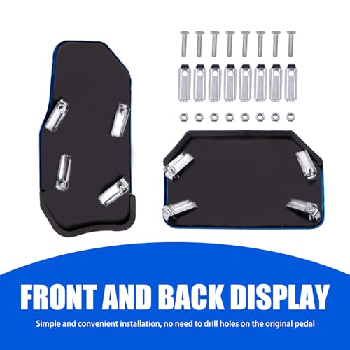 image for Gseigvee 2 PCS Car Brake Pedal, Non-Slip Accelerator Pedal Kit, Alumin