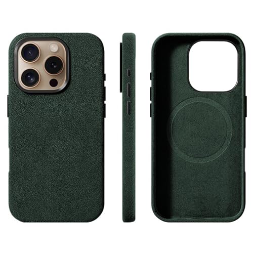 Coque iPhone 16 ultra fine verte antidérapante anti chaleur