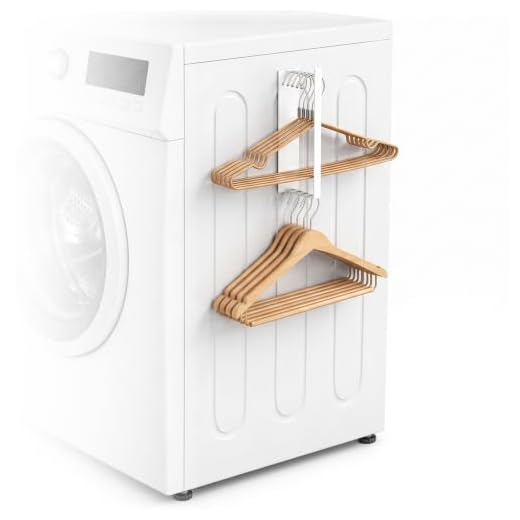 Magnetic Hanger Organizer for Washing Machine & Closet Laundry Room, Hanger Storage Rack Stacker
