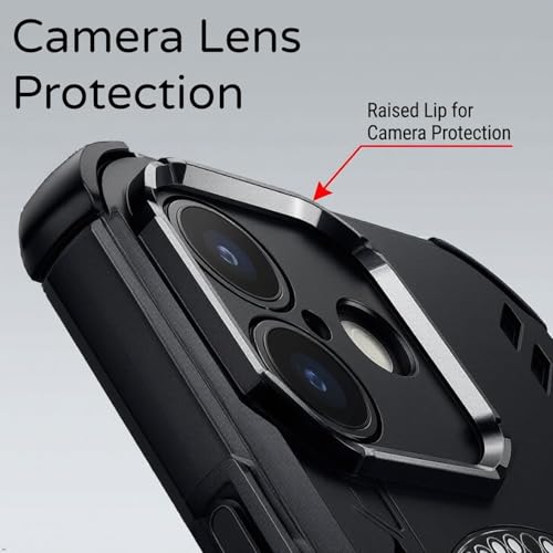 Image of ShieldTech Back Cover Case for Apple iPhone 17 | 360 Protection Mobile Phone Case Mag-Safe | Camera Protection | i Phone 17 Back Case | iPhone17 - Black TPU+PC