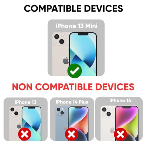 Image of POPIO Military-Grade Gorilla Tempered Glass For iPhone 13 Mini | 9H Hardness, Edge-to-Edge, Bubble-Free