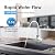 Waterdrop C3 Under Sink Carbon Water Filter, Replacement for TST-UF Ultra-Filtration Under Sink Water Filter System, 1 Pack