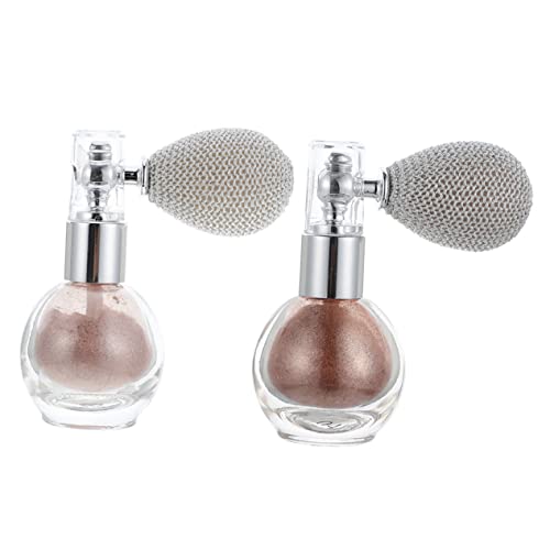 OFFIGAM 2Piezas Resaltador Spray Para Cuerpo Polvo y Nude Para Maquillaje