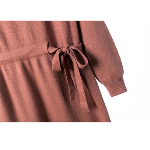 Robe midi de fête à taille haute et col en V chic - 6