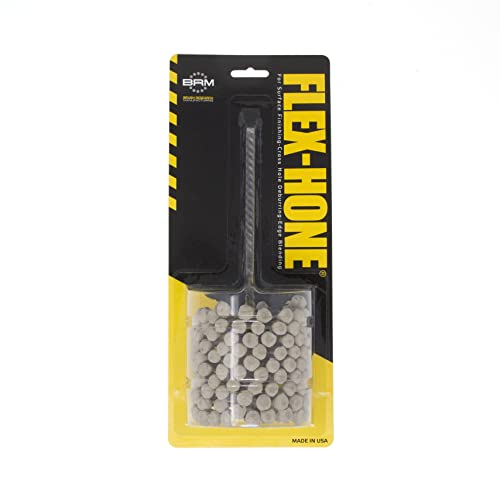 Image of Brush Research BC300800AO Flex-Hone, 3 inch (76.2mm) Diameter, 800 Grit, Aluminum Oxide, for Aluminum, Brass, Bronze and Softer Non-Ferrous Materials