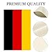 German Flag Small Mini Germany Garden Flags 12x18 Double Sided Weather Resistant Yard Flags for Outdoor Decor (Germany)