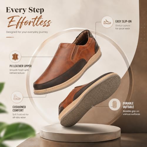 Image of Centrino Loafers for Men Causal | Casual Shoes for Men | Soft Cushioned Insole| Moccasins | Lighweight Shoes (3392)