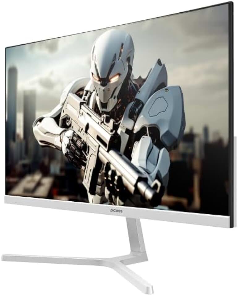 MONITOR GAMER PCYES QUARTZO Q10 WHITE GHOST 23.8" FULL HD 75HZ 5MS HDMI VGA FREESYNC – PMG238FD75W