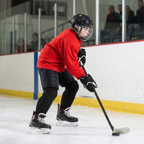 Image of Solid Colors High-Density Mesh Ice Hockey Socks, Breathable Heavy-Duty Practice Essentials for Youth Junior Adult