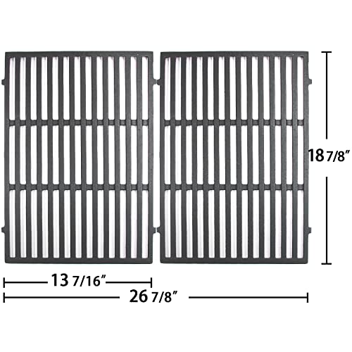 Hongso genesis ii grates for Weber Genesis II 300 Series E310 S310 E315 S315 E325 S325 E330 S330, II LX S & E 340, Genesis 2 GS4 Gas Grill, Cooking Grids Replacement Parts for 66095 66802, Cast Iron