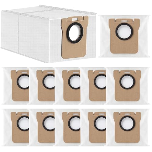 Dream L10s Ultra/L10s Pro Ultra; L10s Pro Gen2; L10s Plus; L10 Prime; L20 Ultra/L40 Ultra/L50 Ultra/D10 Plus/X40 Ultra için, 3.2L Büyük Kapasiteli için 12 Toz Torbası, Xiaomi X10+ X20+