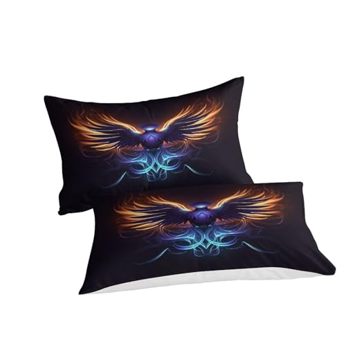 Housse de couette douillette Phoenix parure de lit 3 pièces cocon - 3