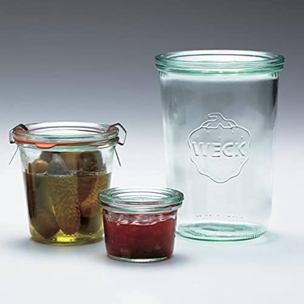 Amazon｜WECK Mold Shape ガラスキャニスター 500ml WE-742 プラカバー