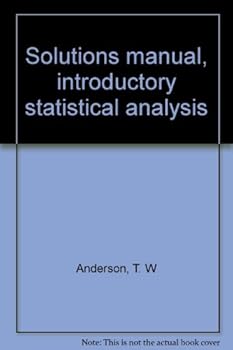 Paperback Anderson Stat Analys Data Sol Man Book