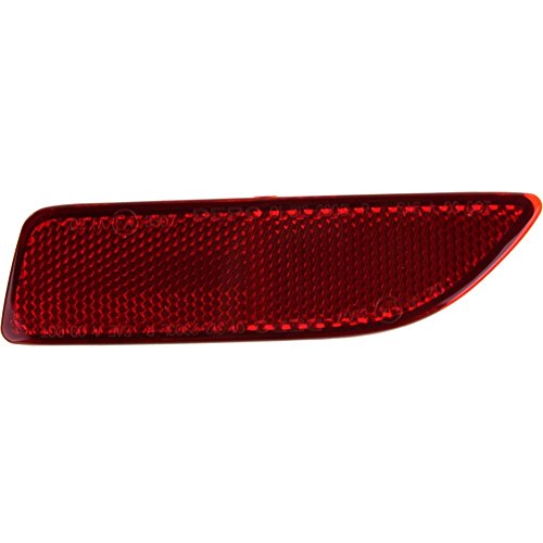 Evan Fischer Rear, Driver Side Bumper Reflector Compatible with 2011-2013 Toyota Corolla - TO1184102