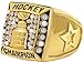 Crown Awards Gold Hockey Championship Ring with Presentation Box, Size 10