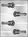 CK Products 3-1/4-Inch Guitar Sucker Chocolate Mold