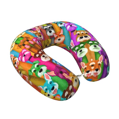 Almohada cervical de poliéster tamaño único negra miniatura 2