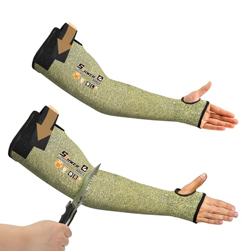 Manchons de protection de bras 45,7 cm résistants aux coupures et flammes