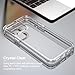 Wuwedo for iPhone 15 Pro Max Clear Bumper Frame No-Back Case, Slim Fit Ultra-Light Anti-Yellowing Transparent Protection Phone Cover Case 6.7