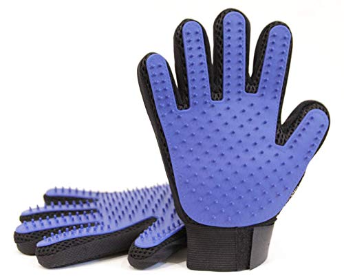 NEXPAW Pet Grooming Glove - Best for Dogs and Cats for Deshedding and Hair Removal Brush. 1 Pair (Left & Right)