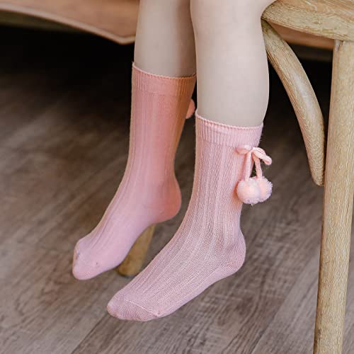 Kids Toddler Baby Princess Solid Girls Socks Stockings Length Mid-Calf Sock Knee-High Baby Care New Baby Calf2