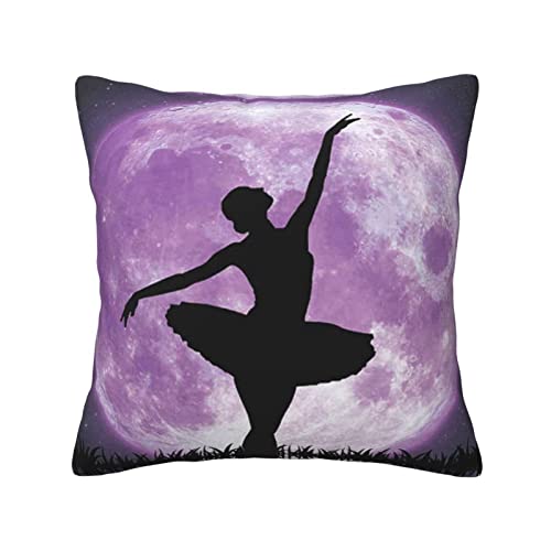 Ewmar Ballerina Dance Throw Pillow Covers Cushion Decorative Pillowcases For Sofa Couch Living Room Outdoor Home Decor #TOP24