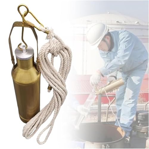 Kit prélèvement d'huile pour analyse précise de réservoir industriel en laiton
