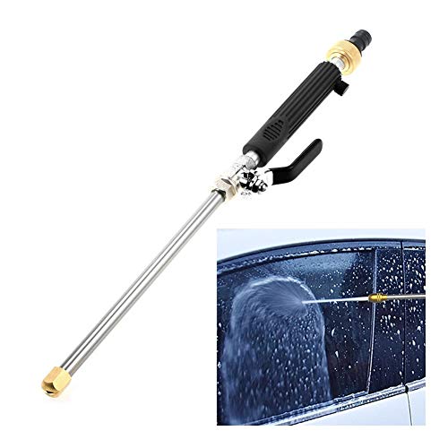 Herramienta de limpieza exterior para manguera con boquilla regulable 3