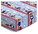 SheetWorld Fitted Pack N Play (Graco Square Playard) Sheet - Fun Train Tracks - Made In USA, 36 x 36