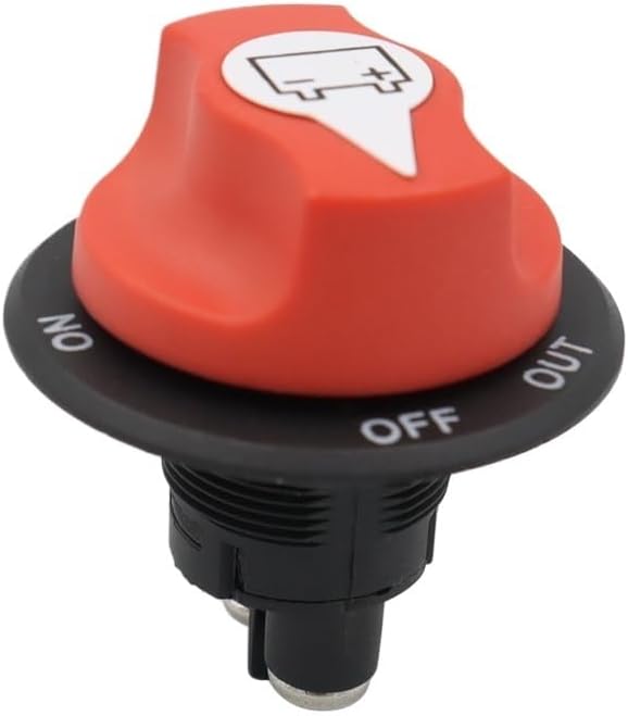 32V 50A 100A 200A 300A Battery Isolator Disconnect Switch Master Power Cut Off Switch For RV Motorcycle Truck Boat(50A)