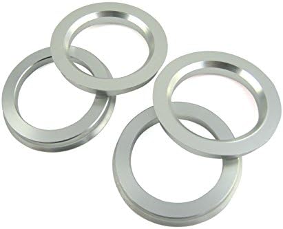 SunHome 4 Pieces - Hub Centric Rings - 72.6mm OD to 54.1mm ID - Aluminum Hubrings