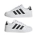 adidas Unisex-Kids Streetalk, White/Black/Black, 4