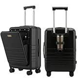 Fagoza 20 Inch Hardside Carry on Luggage with Spinner Wheels, 22x14x9 Airline Approved Carry on Luggage with...