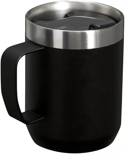 Miniatura 3 de STANLEY Stay-Hot Camp - Taza de 8 onzas, tapa para bebida a través de la tapa, taza para café, té y bebidas, taza de café aislada de acero