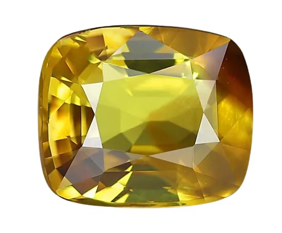 FINE GEMS Natural Yellow Sapphire Stone Original Certified With IGL 3.50 Carat Gurupriya Stone 4 Ratti Yellow Sapphire Stone Unheated & Untreated Gemstone aaa+++ Quality गुरुप्रिया स्टोन For Many Use Pila Pukhraj