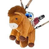 Miyanvuo Plüschtiere Rucksack,Weiche Breite Schultergurte Rucksack - Kinder Plüsch | Für Kinder Mädchen Söhne Töchter Kinderkrippe Vorschule Kindergarten Tagesstätte Reisen Picknick