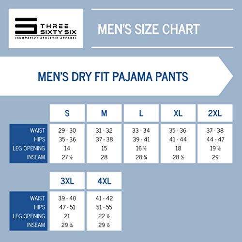 Performance Dry Fit Pajama Pants For Men - Stretch Lounge Pjs With Pockets, Tapered Fit, Solid #TOP5