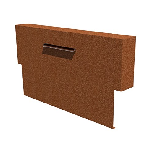 Adezz 250cm Corten Steel Pond Wall Attachment Water Feature/Garden Waterfall