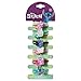 LUV HER Disney Lilo & Stitch Elastic Hair Ties for Girls - Multicolored, Durable Elastic - Pack of 6 - Ideal Hair Accessories for Ponytails & Buns, Ages 3+