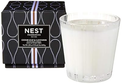 NEST Fragrances 3-Wick Candle- Cedar Leaf & Lavendar, 21.2 oz