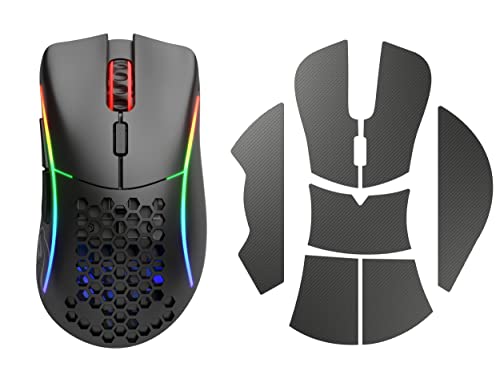 (Mouse + Grip Tape) Glorious Model D Wireless Gaming Mouse (Matte Black) + Glorious Gaming Mouse Grip Tape (Model D) (Bundle)